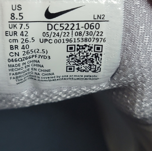 Nike Air Zoom Infinity Tour Next% Men's Size Multi Wolf Grey Pink DC5221-060 New - Picture 10 of 11